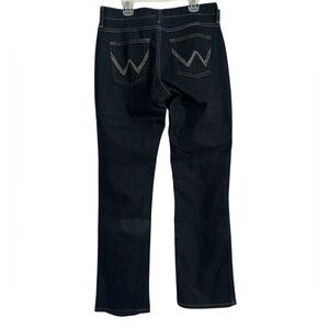 WOMEN'S WRANGLER ULTIMATE RIDING JEAN Q-BABY MID-RISE BOOTCUT 7/8 X 32 Dark Wash